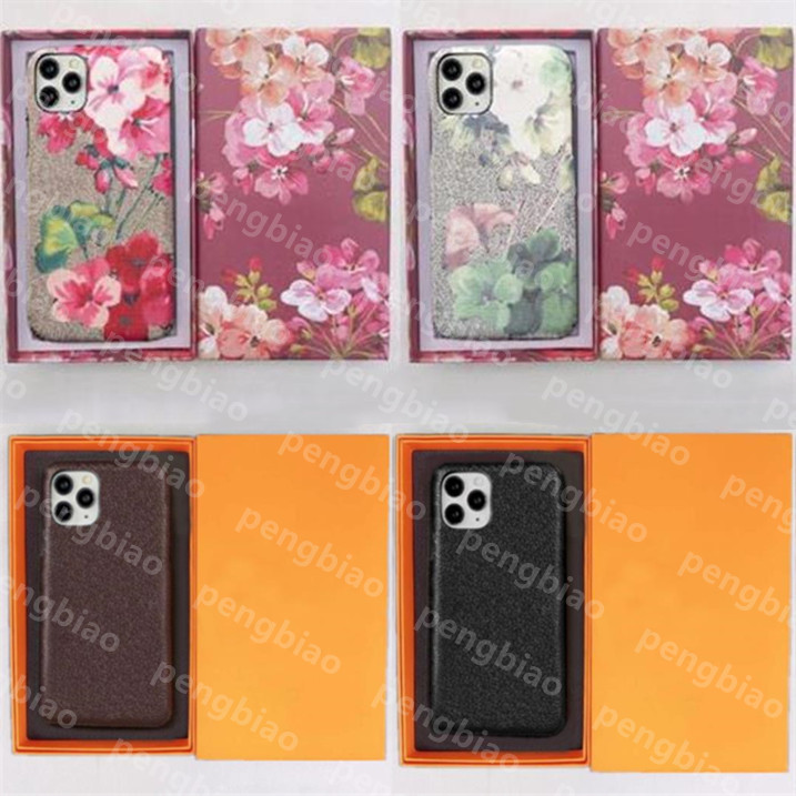 

Designer Fashion Print Flower Cases For iPhone 12 mini 11 Pro Max XS XR X 8 7 Plus 13 Phone Case PU Leather Style bee Tiger Snake Shell Skin