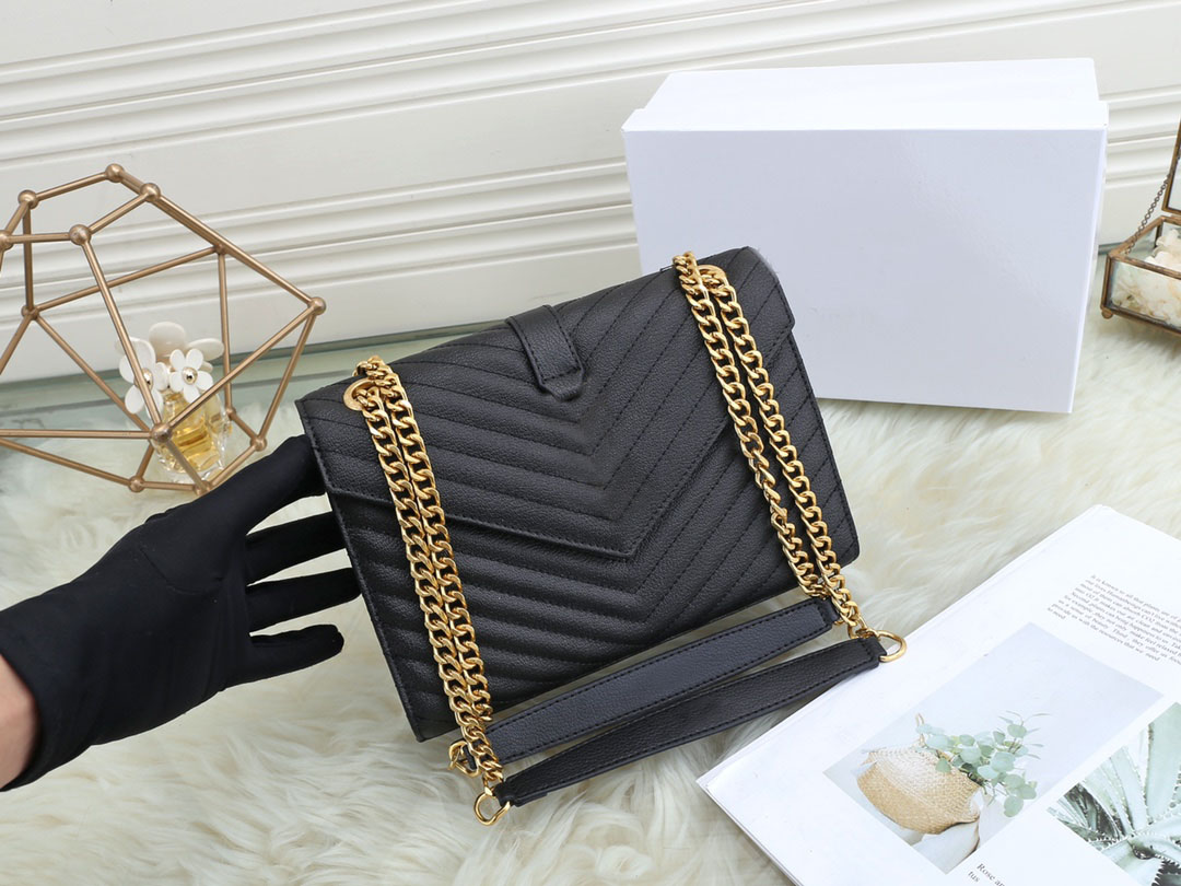 

Hot High Quality Fashion women chain Shoulder bags genuine leather Underarm bag Crossbody Messenger bag Female handbag wallet backpack Evening Bags, Customize