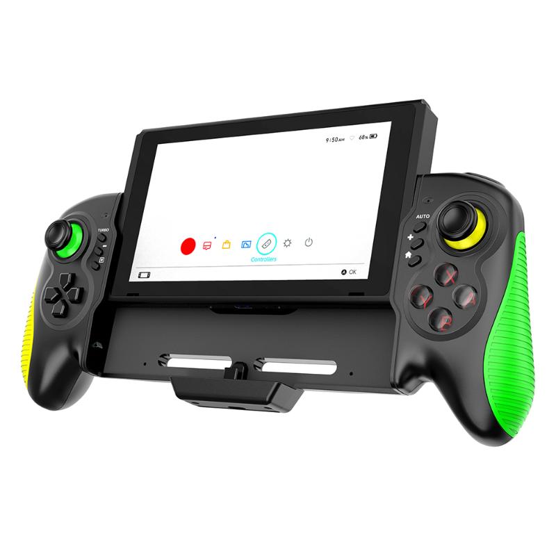 

Portable Game Players 2021 Upgrade For Switch Gamepad Controller Handheld Joystick Grip Double Motor Vibration 6-Axis Gyro Joypad