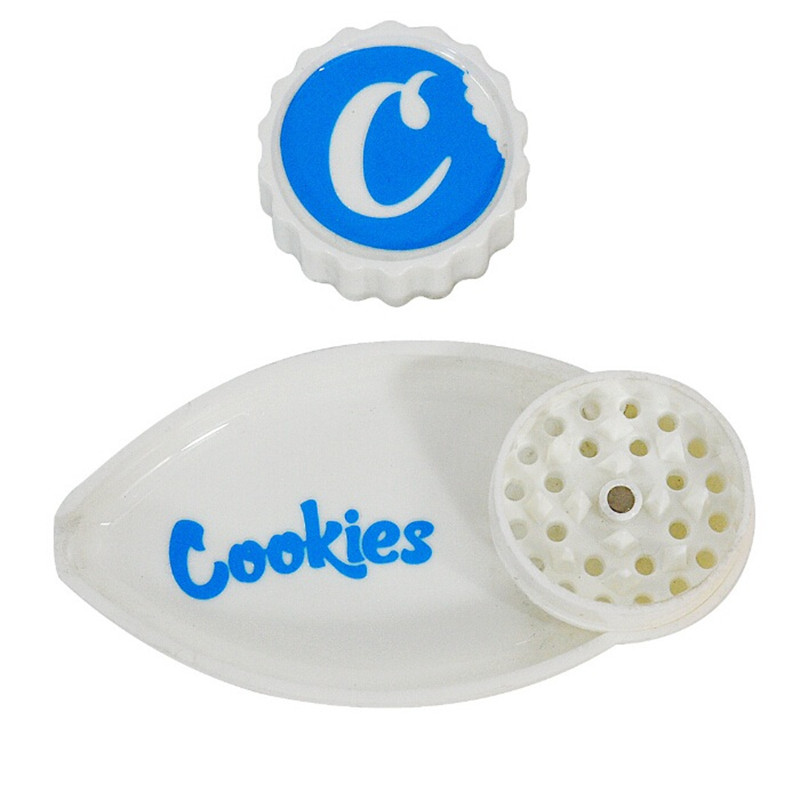 

Cookies grinder no battery with funnel 2 in 1 smoking accessories 40mmx105mm