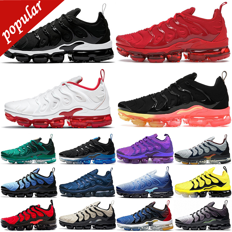 

breathable tn plus running shoes for men women Triple Black White Cherry Fresh Atlanta Hyper Blue 073 Bred Pure Platinum mens trainers sport, Psychic pink