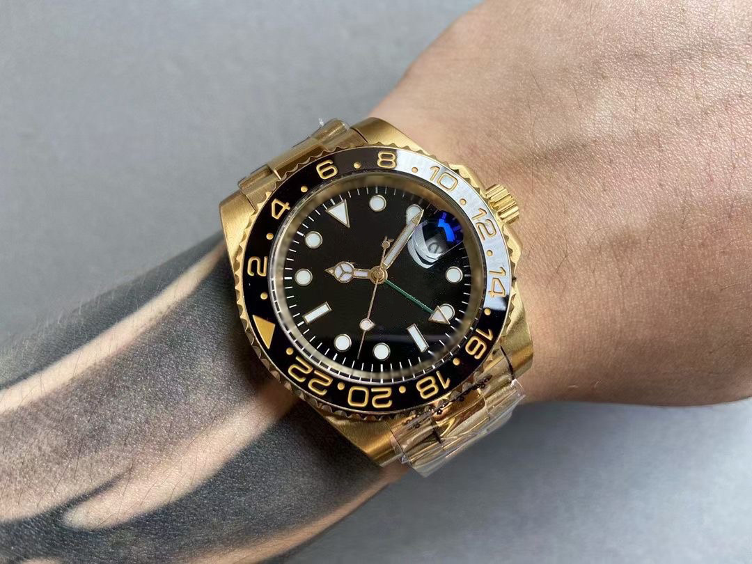

Fashion GMT Luxury Watch Ceramic Bezel Water Resistant Mens Watches Mechanical SS Automatic 2813 Wristwatches Wristwatch Movement Sports Men luxurys Designers, Watch pin