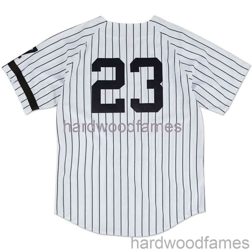 

Custom Don Mattingly Mitchell & Ness 1995 White Jersey Stitched Men Women Youth Kid Baseball Jersey -6XL