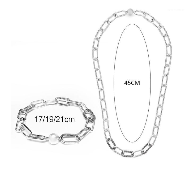 

Chains 2021 925 Sterling Silver Chain Necklace For Women To Wear Hoop With Me Series Charms Fashion Jewelry
