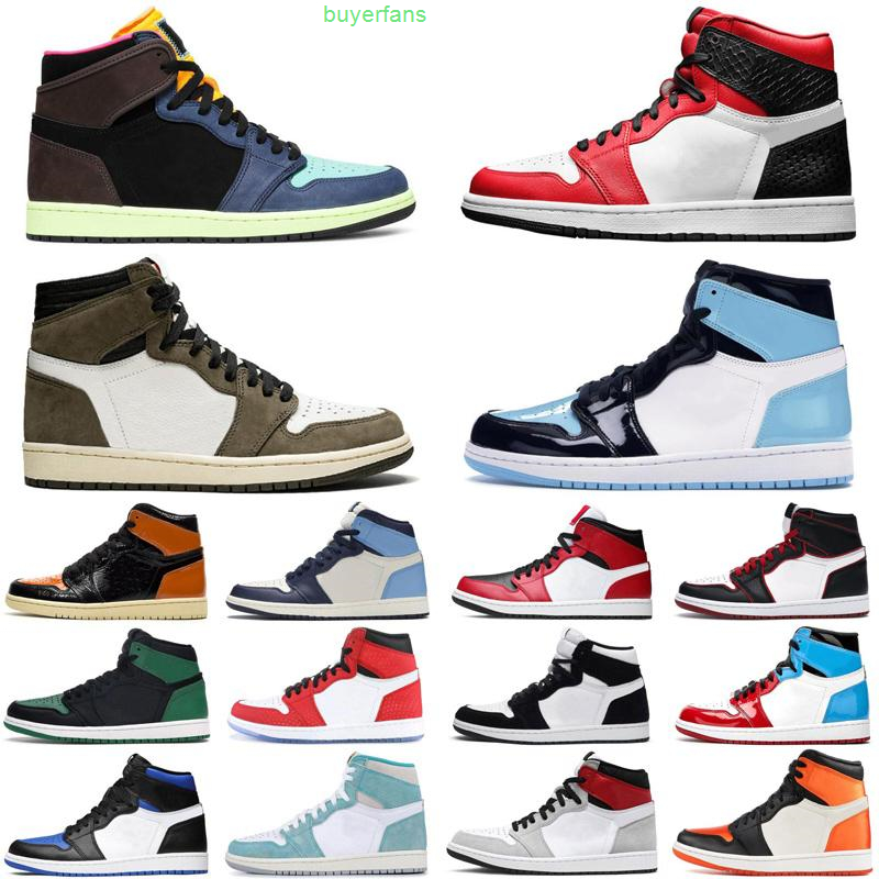 

New Jumpman 1 Men Women Basketball Shoes 1s Smoke Grey High OG Bio Hack Dark Mocha Bloodline Satin-Snake Chicago Trainers Sneakers
