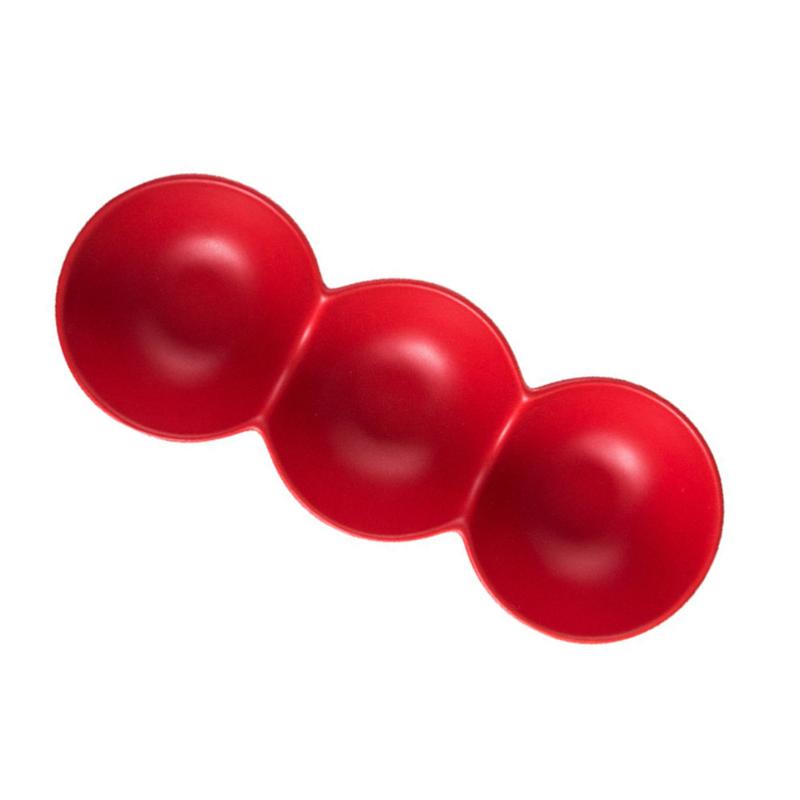 

Round Bowl Ceramic Fruit Dish Salad Storage Container Mini Cookware Supplement For Home Store (Red) Bowls