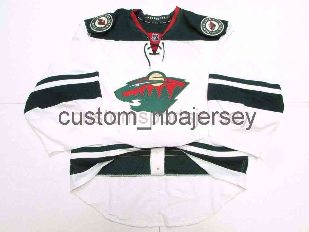 

Cheap Custom MINNESOTA WILD AWAY TEAM ISSUED JERSEY GOALIE CUT 60 Men's Stitched Hockey Jersey Any Name Number, Black