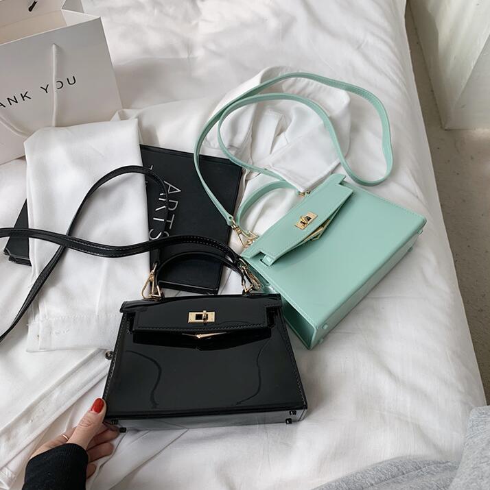 

Factory wholesale women handbag fashion portable jelly bag summer simple bright candy-colored handbags sweet little fresh candy colored jellys bags