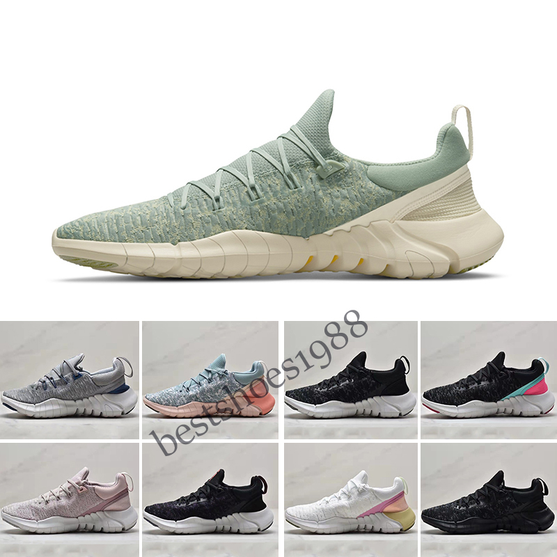 

Free RN 5.0 knit Casual Shoes Next Nature Men Women white black pn 5.0s Shock Absorption Fashion breathable lightweight Sports Sneakers Eur 36-45, Color 8