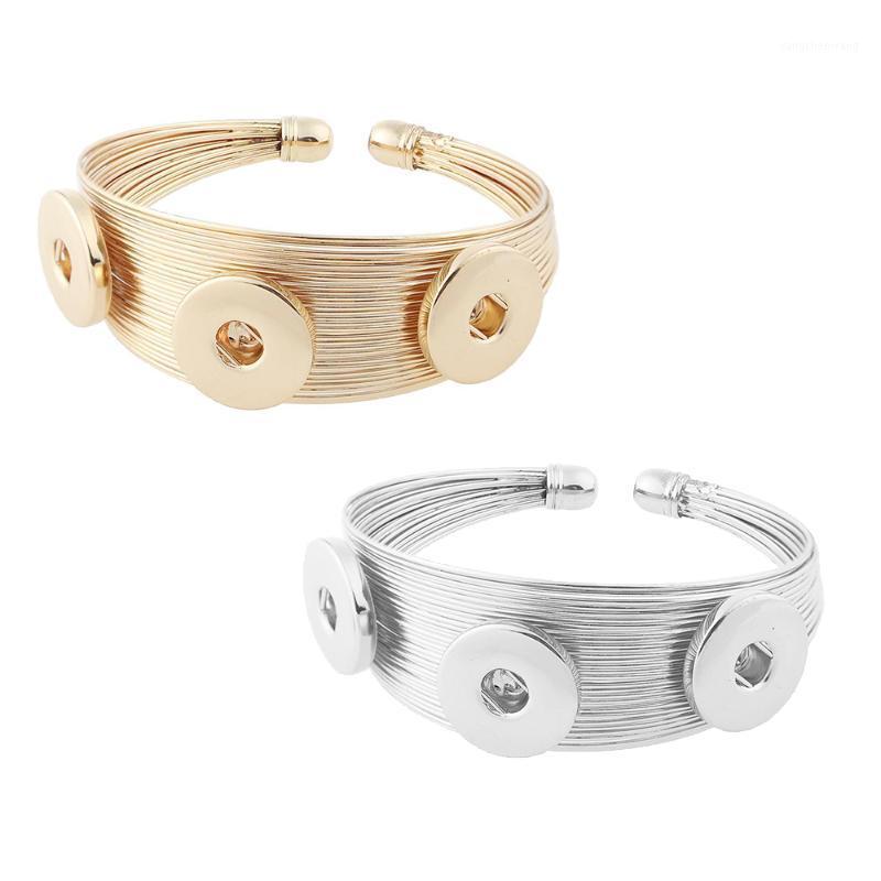 

JaynaLee Metal Ginger Snaps Bangle Jewerly Fit 18-20mm For Women Gifts GJB4009