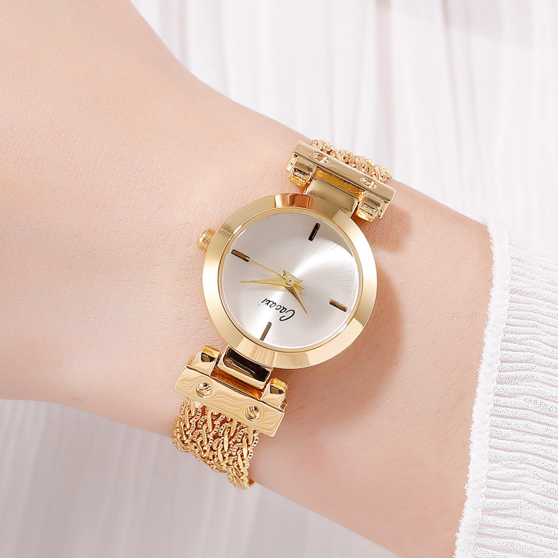 

French gold watch women's fashion new bracelet watch high grade quartz watch