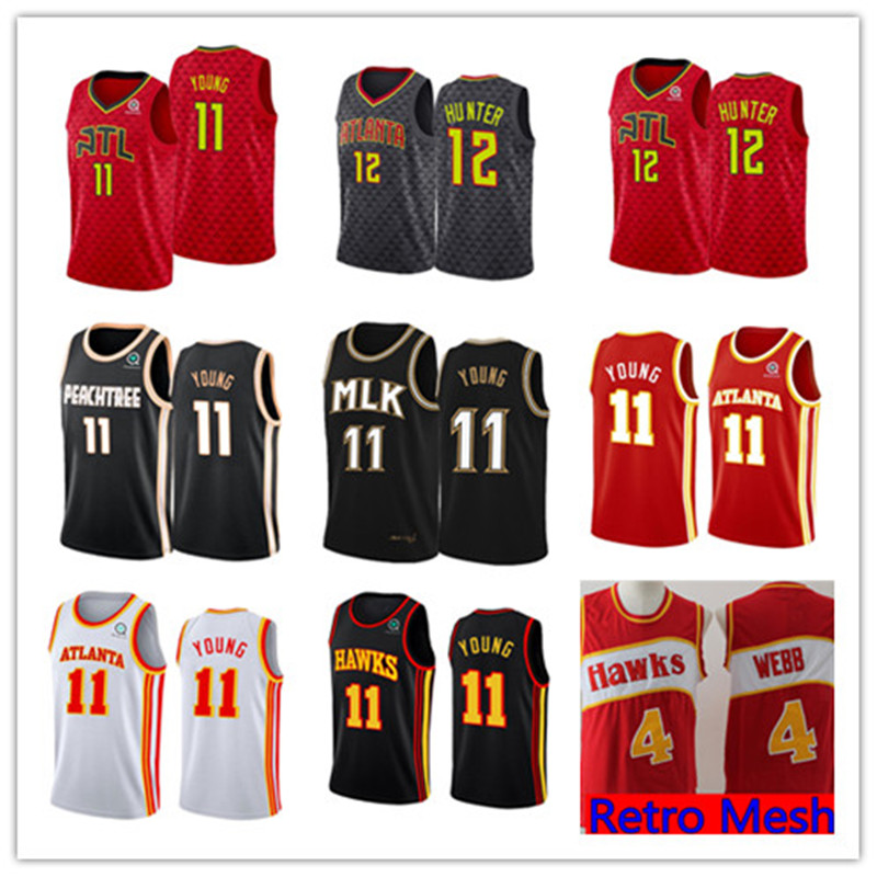 

AtlantaHawksJersey Trae 11 Young Basketball Jerseys De'andre 12 Hunter Retro Mesh 4 Webb High quality, Jersey {jinian}