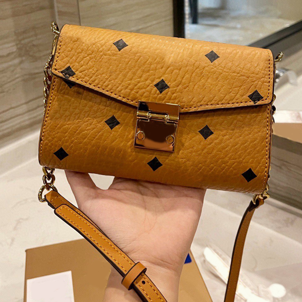 

The latest Chains Senior Bags Luxury Designer Brand Fashion Shoulder Handbags High Quality Women purse Single phone bag cross body wallet Metallic letter diamond, No bags