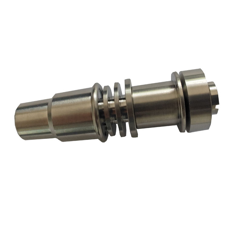

Cigarette Smoking pipes 14mm&19mm 4 IN 1 domeless electric titanium nail, with male and female joint