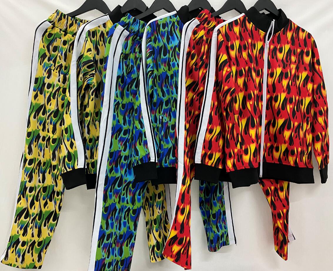 

Men and Women Tracksuit Sweat Suit Palmes Sports Casual Jackets Tracksuits Jogger Outer Garment Pants Set Mens Jacket Sporting Angels flame Suits, I need look other product