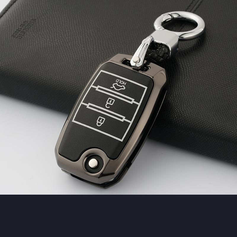 

Keychains Luminous Button Car Auto Key Case Cover Ring Chain For Kia Rio K2 Sportage 2021 Ceed Optima K5 Cerato K3 K4 Sorento