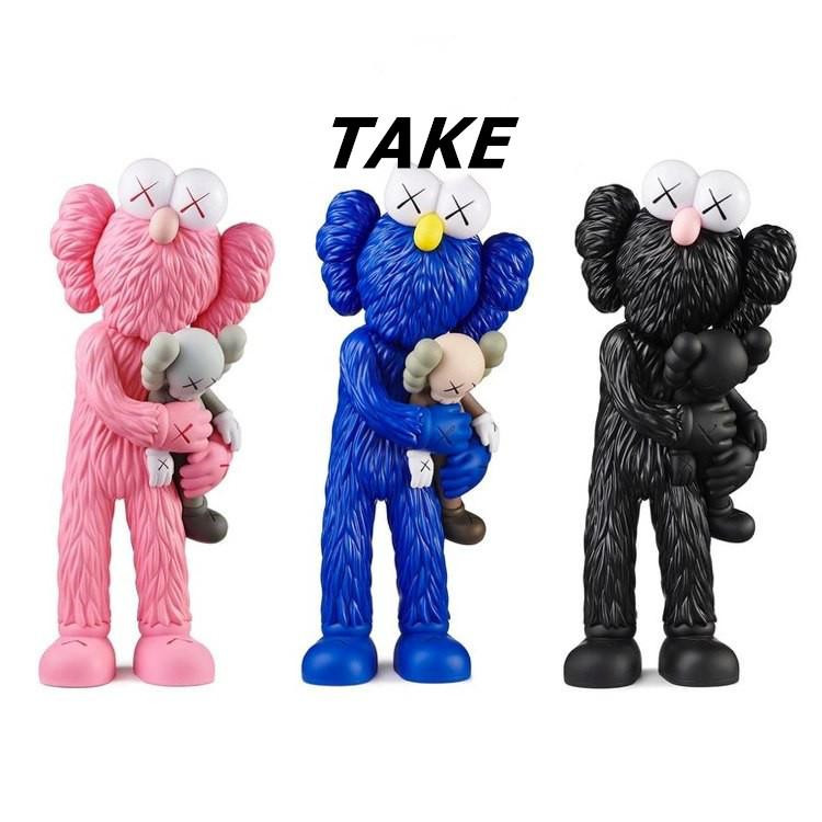 

New Listing 32CM 1.4KG Originalfake K A W S The TAKE Companion Figure With Original Box Action Figure model decorations gift