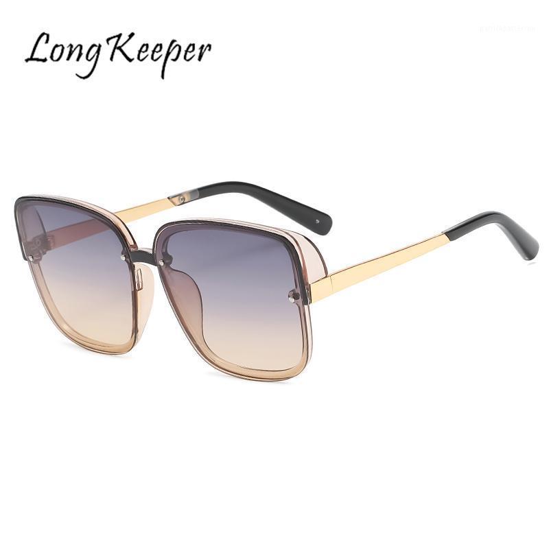 

Trendy Square Sunglasses Women Vintage Oversized Sun Glasses Brand Designer Colored Female Gafas Sol Steampunk