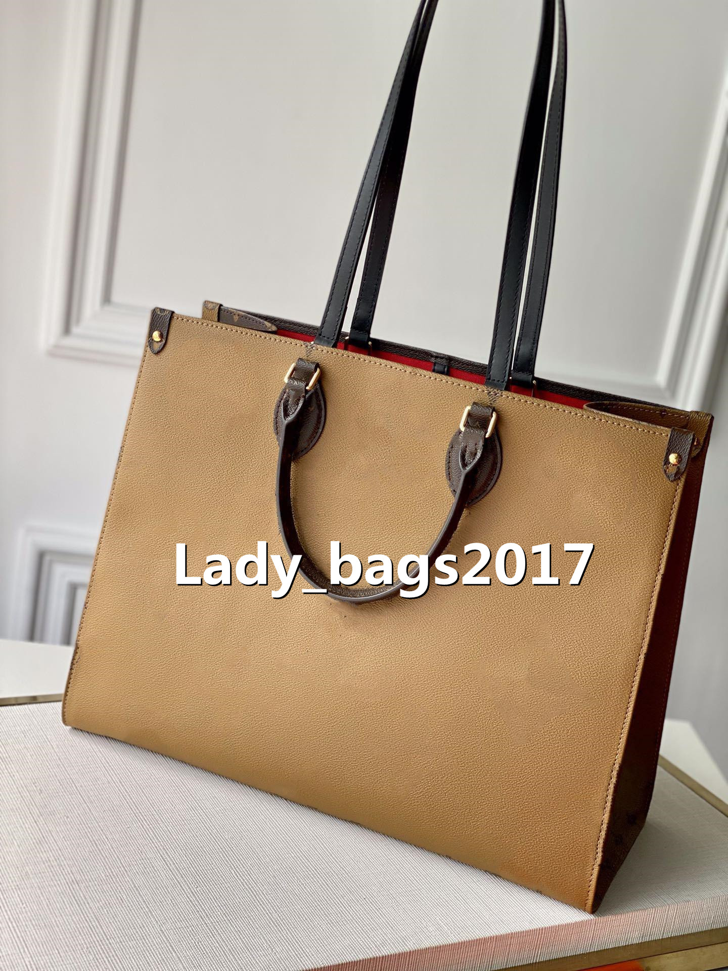 

Newset Large Shopping bags 41cm Shoulder Bag Evening Contrast Color Beach Genuine Leather Handbag Crossbody Purse Messenger Lady Handbags, Not for sale separately