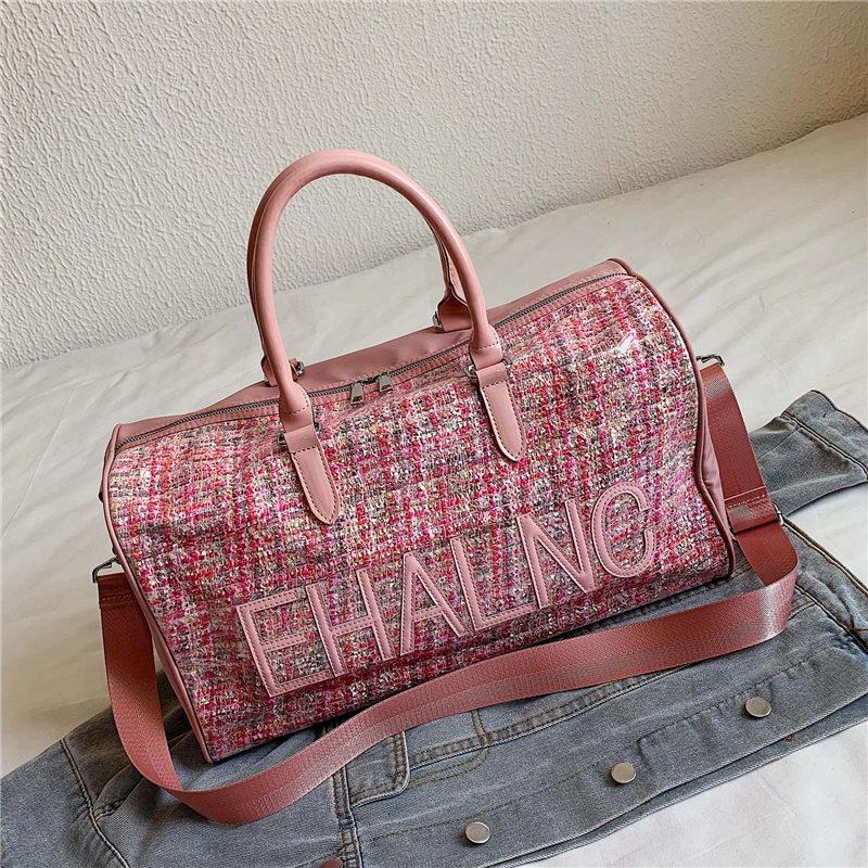 

Duffel Bags Women's Travel Bag Set Large Luggage Capacity Fashion High Quality Multifunctional Wallet Weekend Fitness