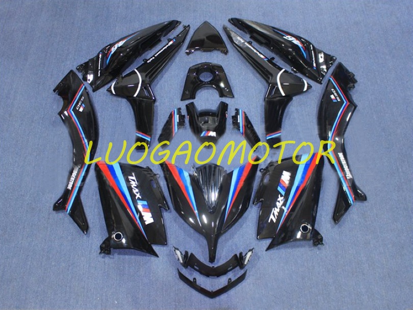 

Injection Free Custom Complete Fairings kit For YAMAHA TMAX530 15 Cowling 16 Fairing kits TMAX 530 2015-2016 Bodywork ABS Plastic Red Blue Black Motorcycle