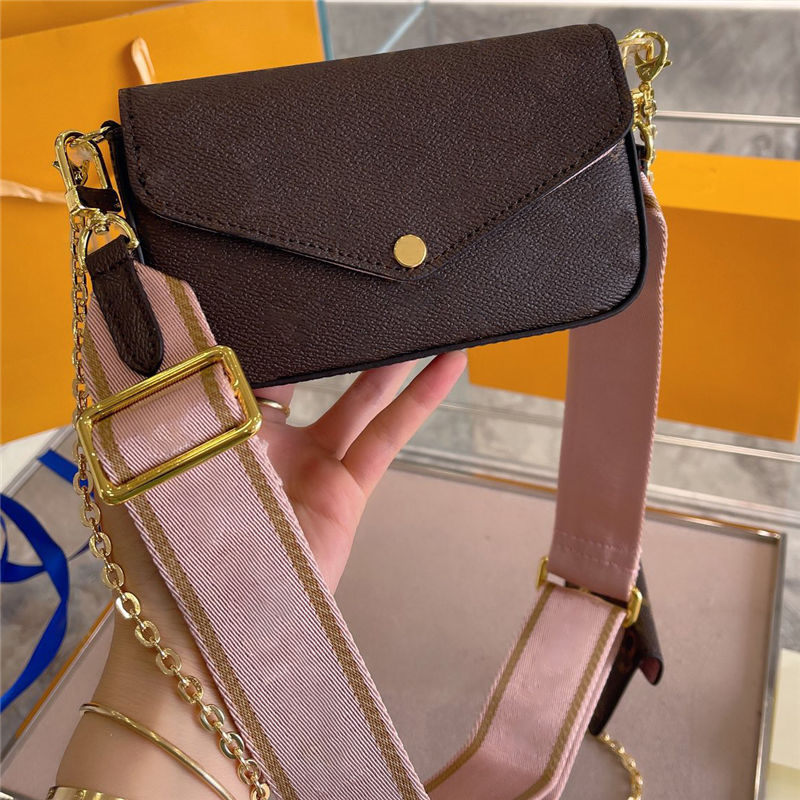 

Women Luxurys Designers Bags 2021 Fashion Bag Classic Plain Genuine Leather Cover Flap Interior Compartment Casual Shoulder Bags purse Louisbags_18, Color q