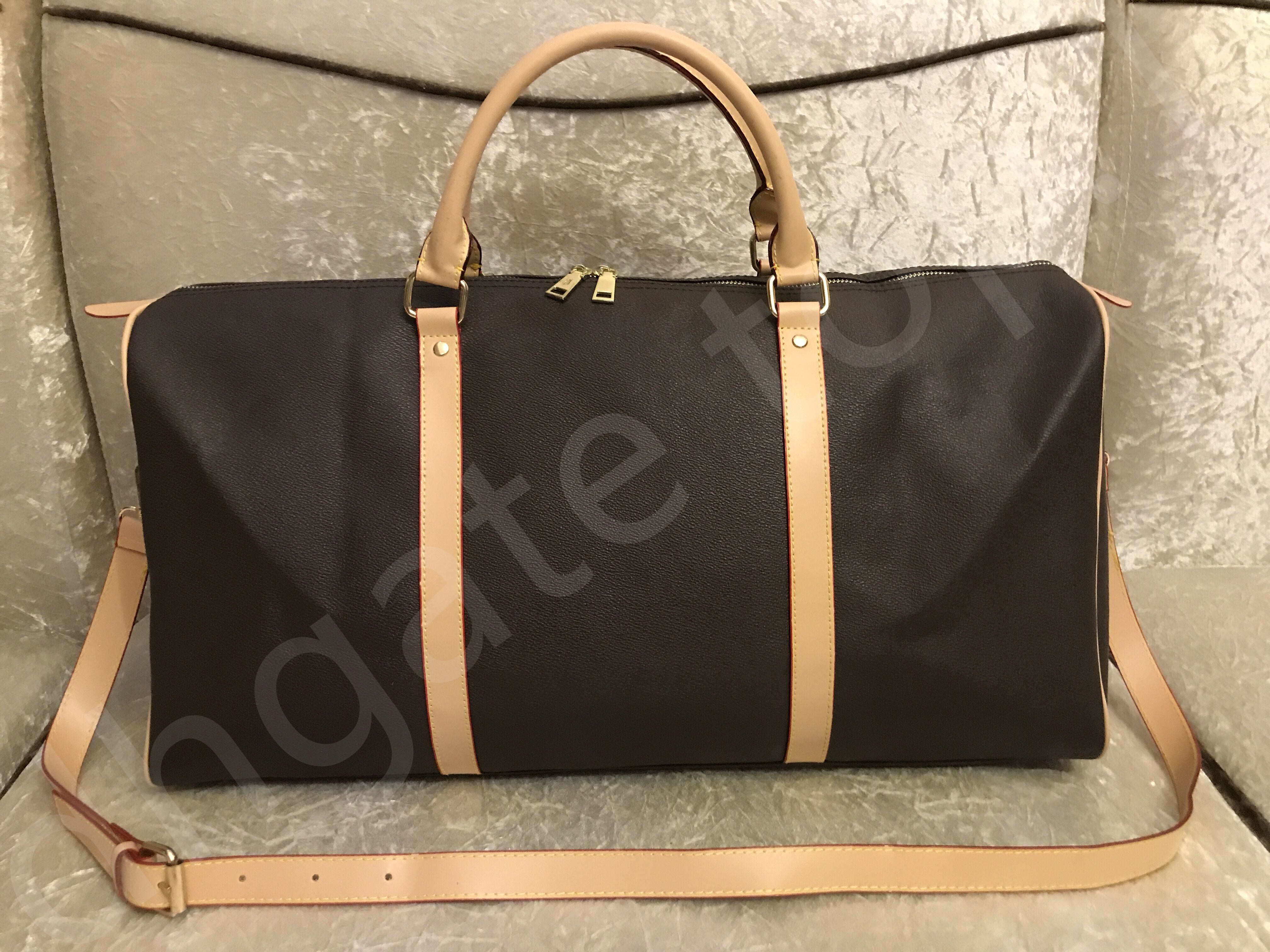 

2020 new fashion men women travel bag duffle bag, brand designer luggage handbags large capacity sport bag 54CM