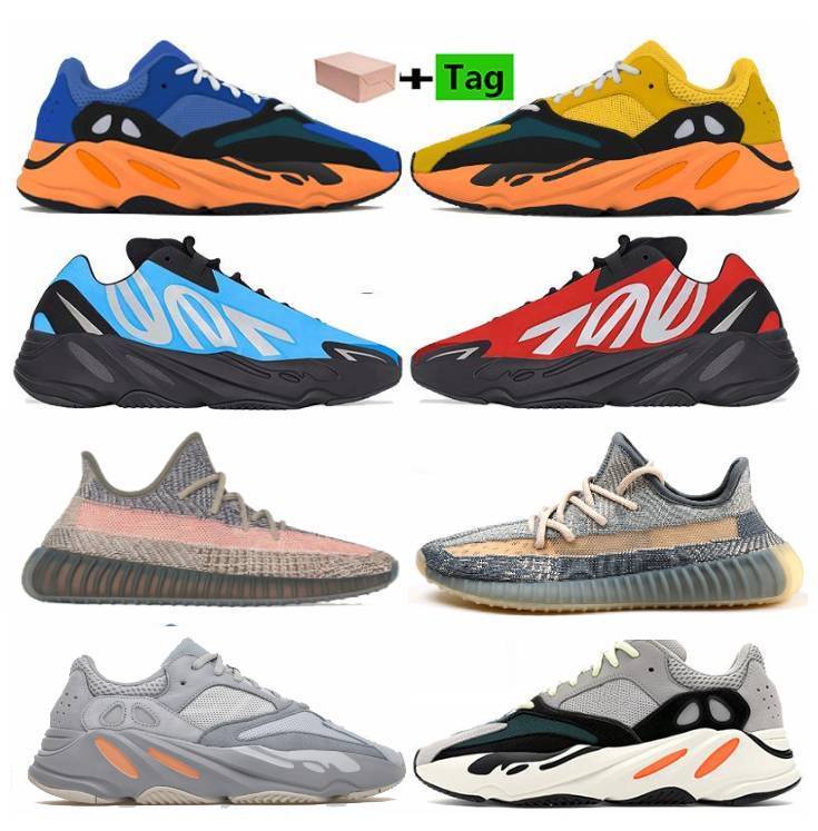 

700 sun safflower Inertia vanta wave V2 shoes ash blue linen cinder tail light earth marsh breds oreos beluga running sneakers, Hospital blue 700 v2