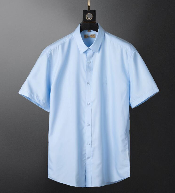 

2021 Luxury Designer Men's Short Sleeve Shirt Pure Cotton Zebra Print Deluxe Casual Slim Fashionista S-3XL #003, Logistics price difference special subsi