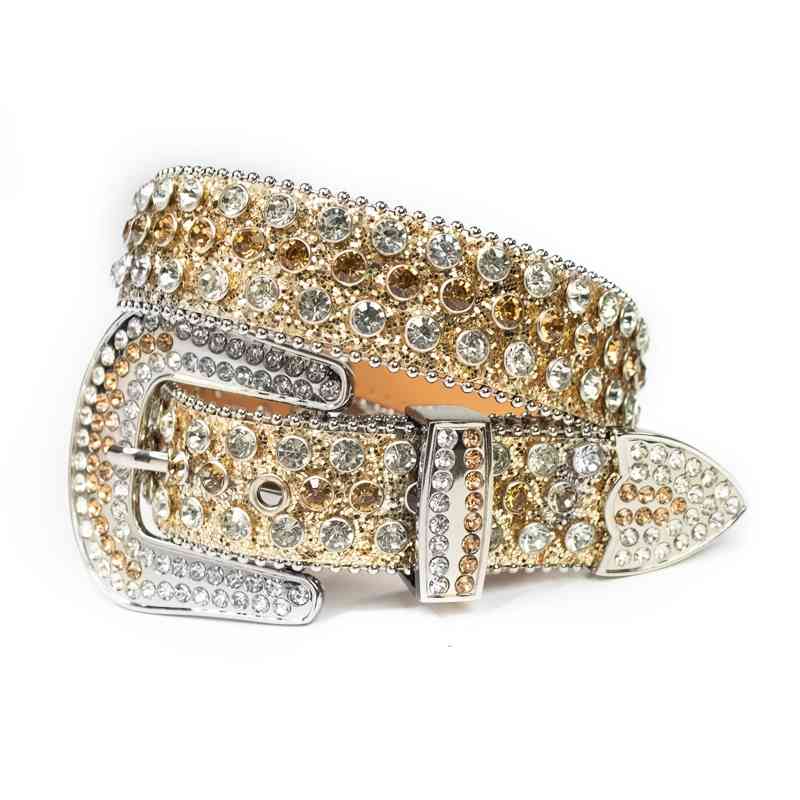 

Designer belts 2023 Hot Fashion Brilliant Women's Bling Chain Full Diamond Rhinestone Crystal Luxury Large Party Waist Belt