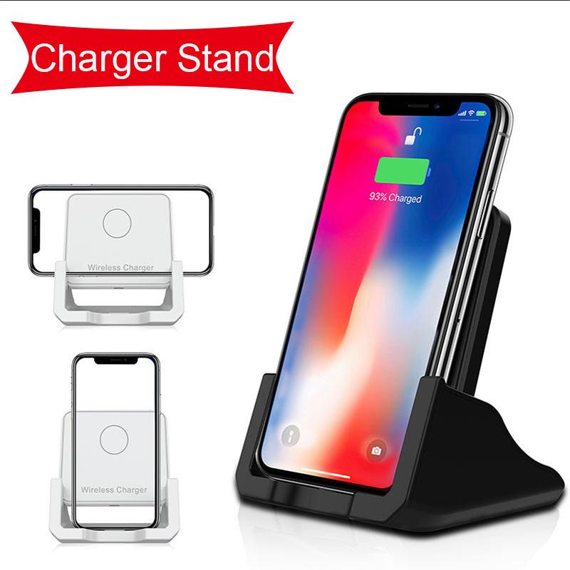 

Cell Phone Mounts & Holders 10W Wireless Charger Stand For 11 Pro SE XS MAX XR 8 S10 S20 Note 10 9 Fast Charging Dock Station