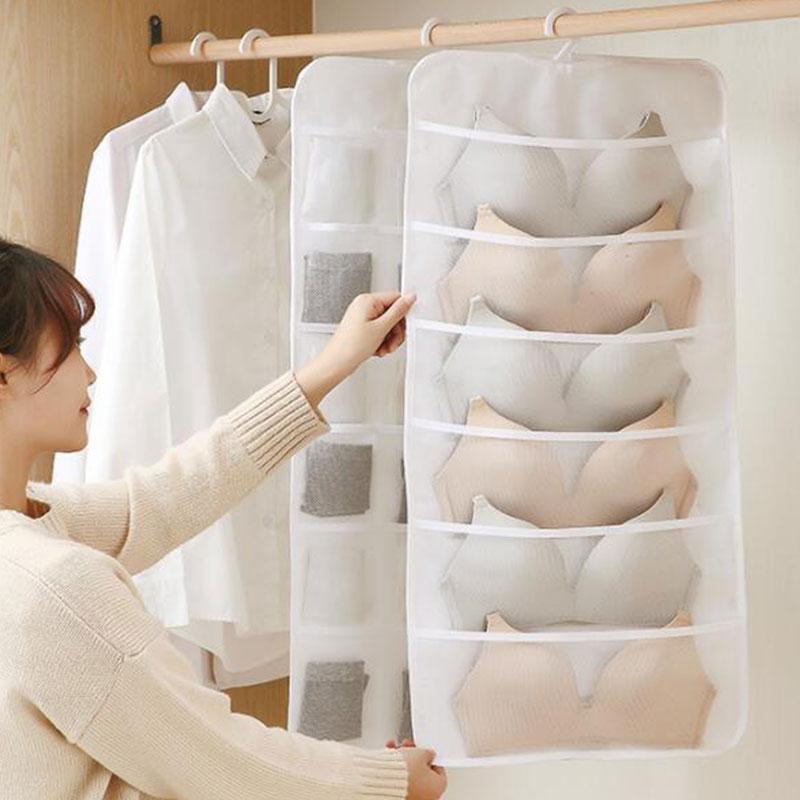 

Storage Bags Convenient Underwear Hanging Bag Household Foldable Bra Socks Organizador Practical Goods