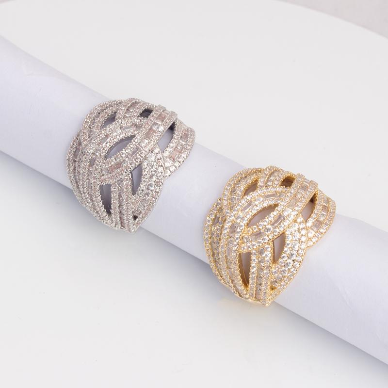 

Wedding Rings 2021 Promotion Women Jewelry Accessories For Full Crystal Zirconia Ring Ladies
