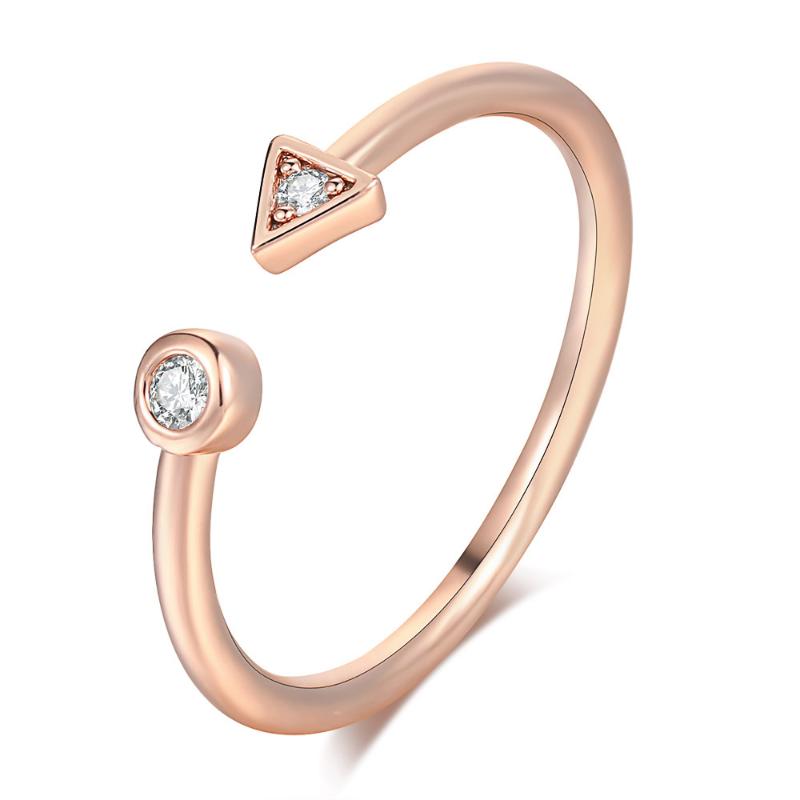 

Cluster Rings Simple Adjustable Midi For Women Girls Arrow Style Rose Gold Color Party Daily Gift Fashion Jewelry R922, Golden;silver