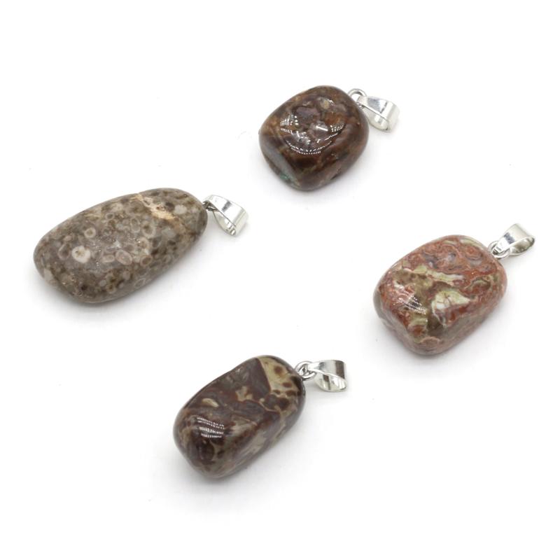 

Charms Pendants For Jewelry Making DIY Necklace Earring Accessories High Quality Natural Stone Fashion Women Gifts 1 Pcs, Bronze;silver