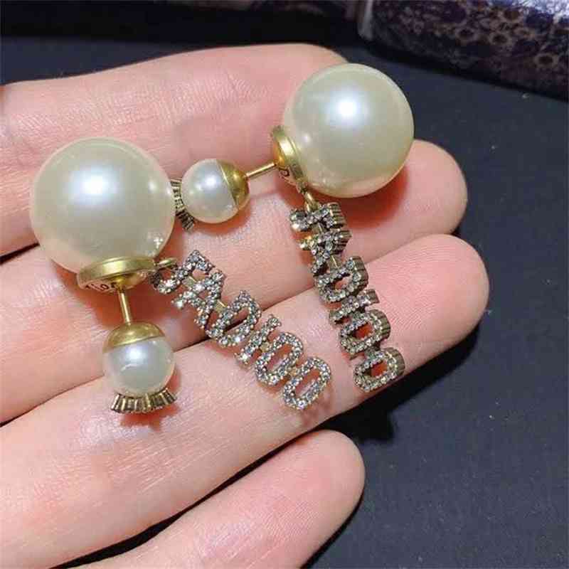 75% OFF Outlet Online Korean personality women&#039;s versatile simple fashion earrings wind Earrings-image-711515352