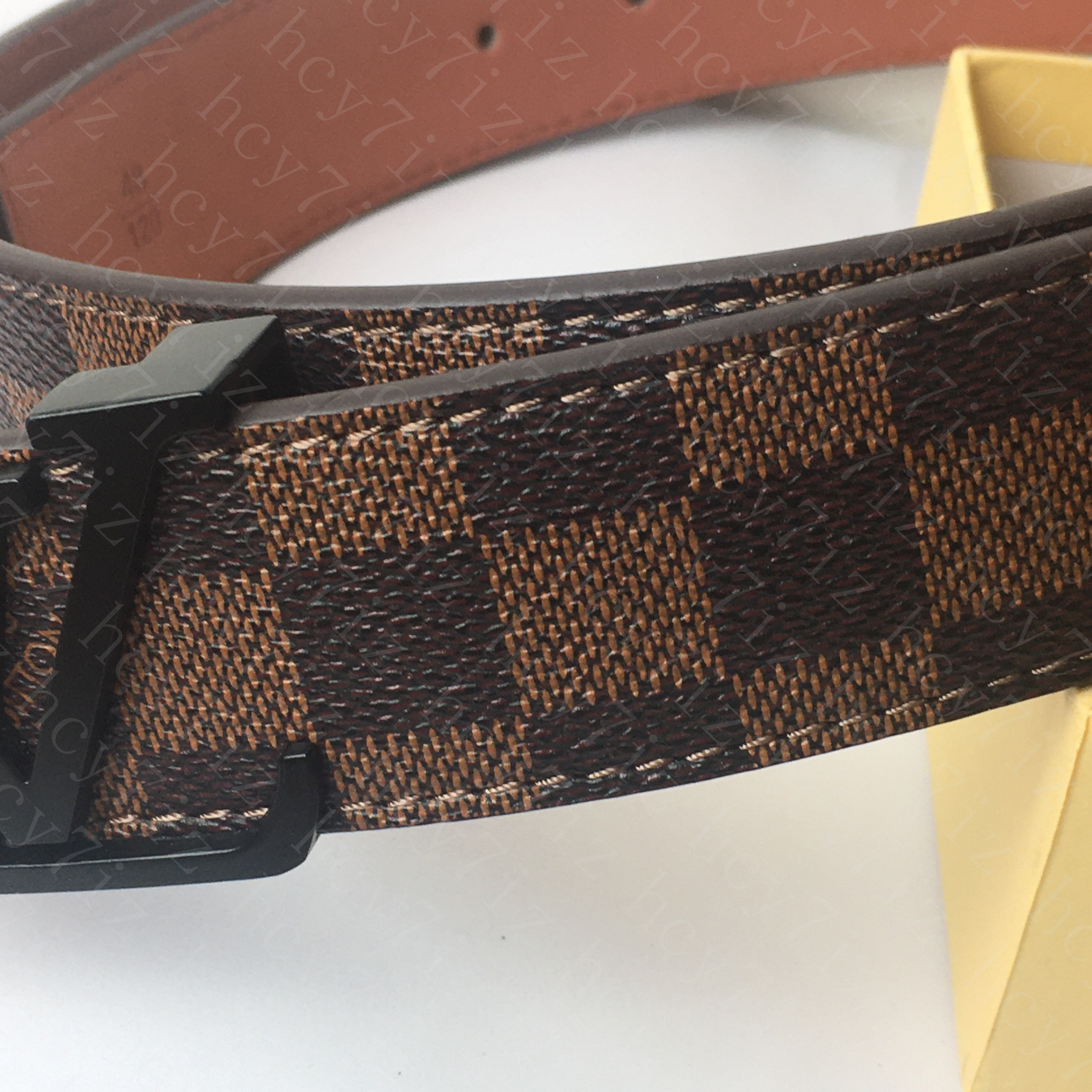 

Womens Belt LVLOUISVITTON VUTTON Mens Wholesale Sale Leather Belts Fashion Original Cintura Box, Black;brown