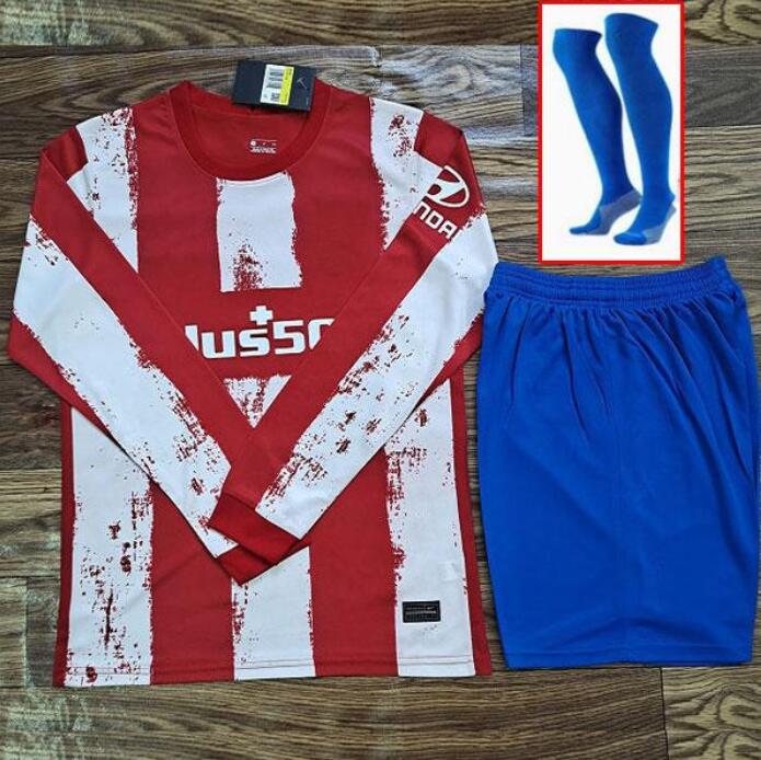 

21 22 Atletico Madrid men Soccer Jerseys SUAREZ JOÃO FÉLIX 2021 2022 M. Llorente CORREA KOKE Camisetas de fútbol LEMAR CARRASCO Adult kit so, Black;yellow
