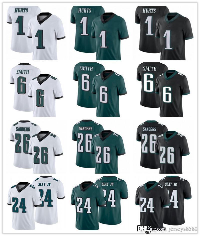 

Men PhiladelphiaEaglesjersey 6 DeVonta Smith 26 Miles Sanders 20 Brian Dawkins 24 Darius Slay Jr. 1 Jalen Hurts Football Jerseys, Color
