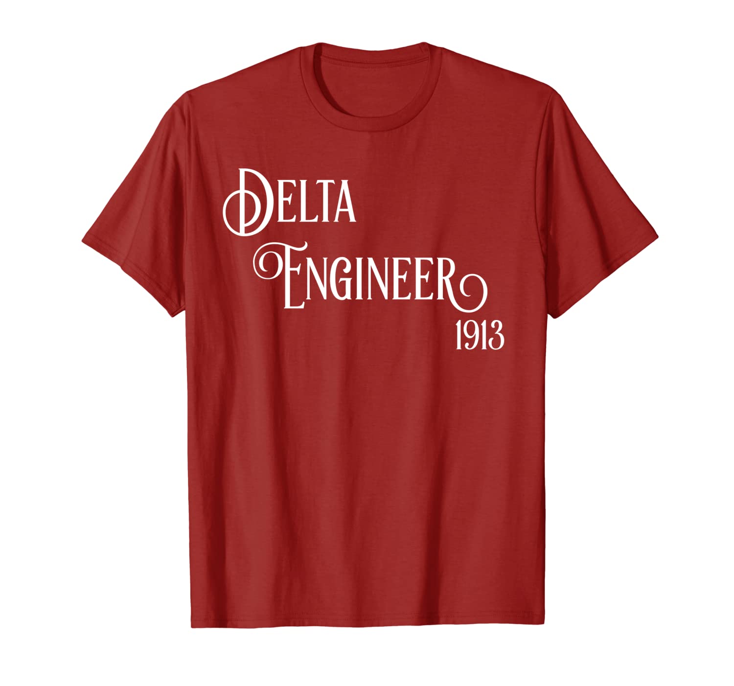 

Delta Engineer Sorority t-shirt, White;black