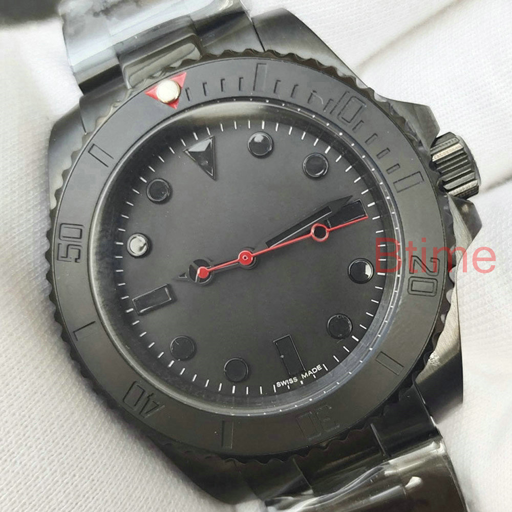 

Mens Watch Automatic Movement Black luxury Stainless Steel Men 2813 Mechanical designer Watches Fashion Wristwatches btime 91SC, Slivery;brown