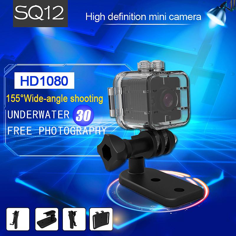 

Mini Cameras Webcam SQ12 IP Camera HD 1080P Waterproof Wide-angle Lens Camcorder Sport DVR Infrared Night Vision Micro Cam Small