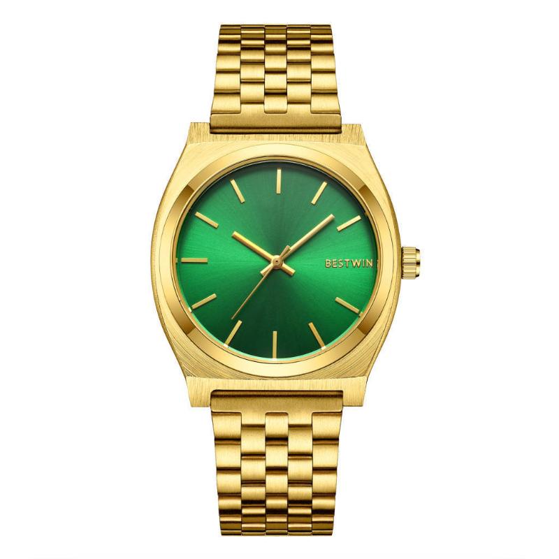 

Wristwatches 2021 Men Watch Top Chronograph Men's Quartz Watches Relogio Masculino Casual Clock Man, Gold