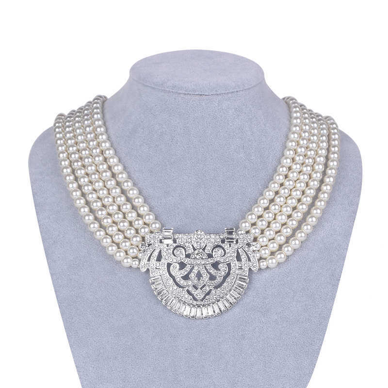 

HW Pearl Necklace, Bridal Bridesmaid Accessories, Party Accessories, Girls Birthday Gifts X0707