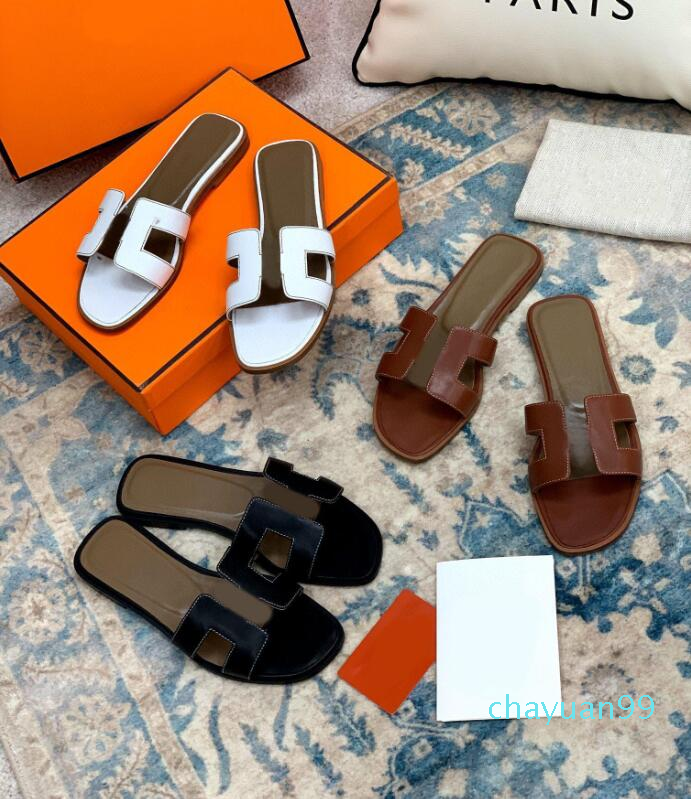 

Designer Luxury Women Men Sandals Classic leather Hook and Loop Platform Fashion Casual Top Quality Shoes With Box Size 35-45 2021, Color 1