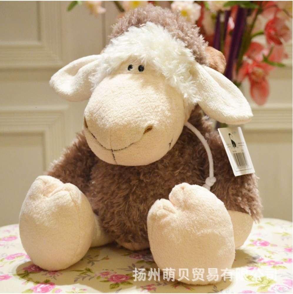 

German classic plush toy doll cartoon wolf skin sheep South Korean Plush Doll children's gift, Blue