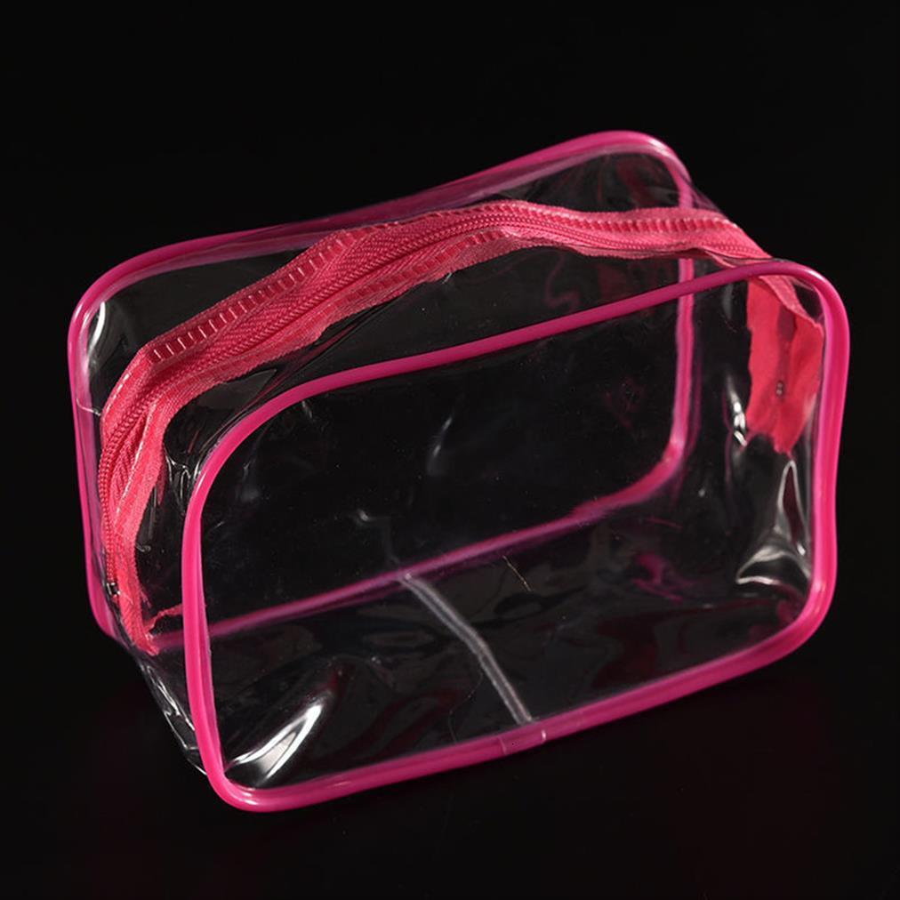 

women travel pvc cosmetic transparent bag clear zipper men makeup organizer beauty toiletry bath wash make up case