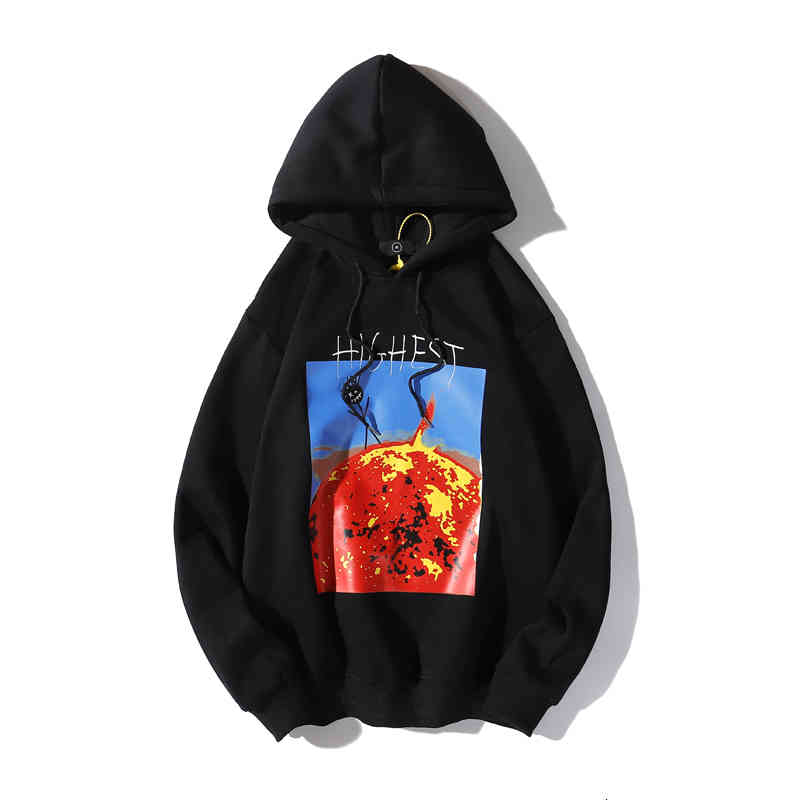 

Men's Hoodies & Sweatshirts Top Quality Travis Scott Matchstick Man Foam Hoodie Fashion Designer High Street Casual Autumn Winter Mens and womens hip Hop tops SEYH, L need look other product
