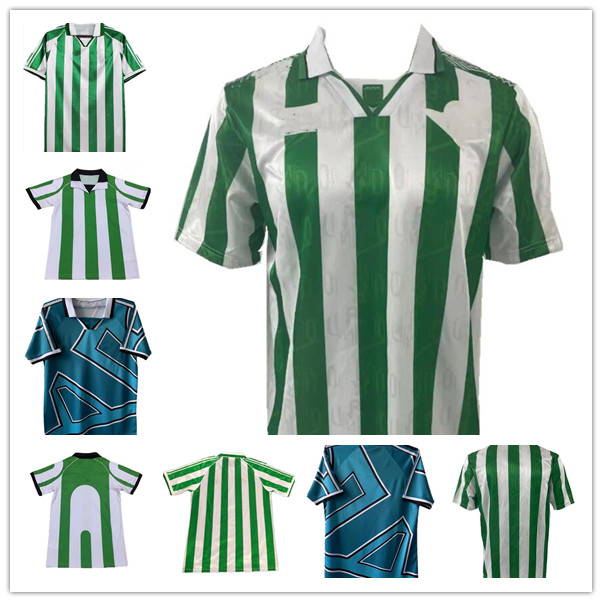 

1994 1995 1996 1997 1998 REAL Retro soccer Jerseys 94 95 96 97 98 99 00 03 04classic vintage football shirt ALFONSO BETIS JOAQUIN FINIDI DENILSON home GREEN, 94-95 home