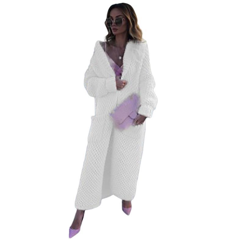 

Women's Cardigan Knitted Solid Color Long Sleeve Sweater Cardigans Shirt Collar Fall Winter Blushing Pink Gray Khaki, White;black